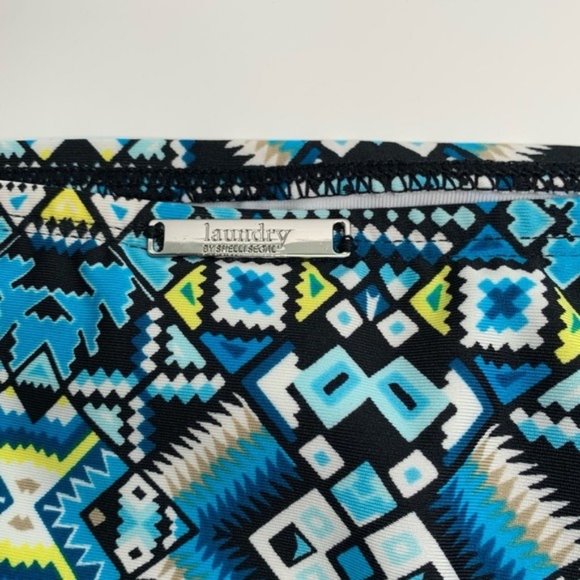 Laundry Patterned Hipster Bikini Bottom Size S - Picture 8 of 9